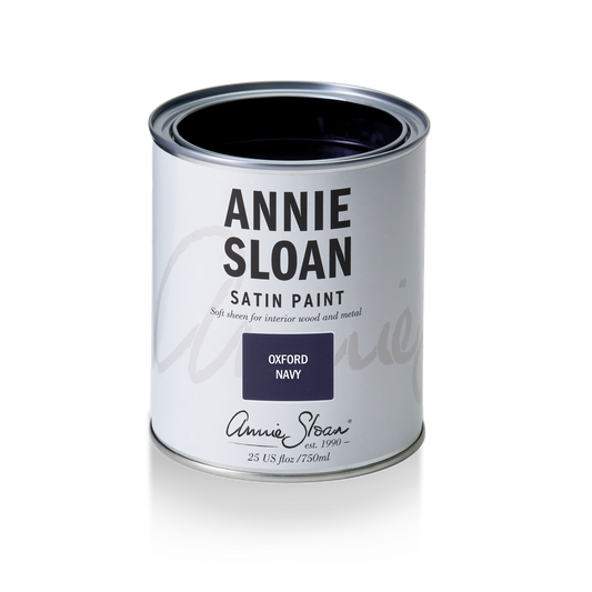 Annie Sloan Satin Paint Oxford Navy, 750 ml Tin
