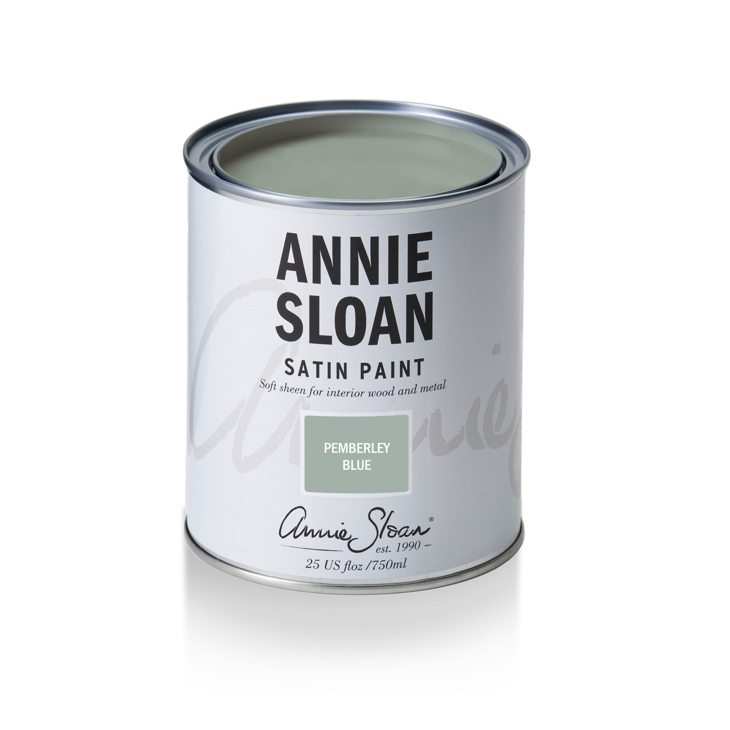 Annie Sloan Satin Paint Pemberley Blue, 750 ml Tin